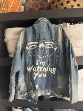 Distressed Denim Jacket